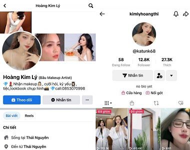 Video NGOC Diep enquanto fazia sexo com seu amante se tornou popular.