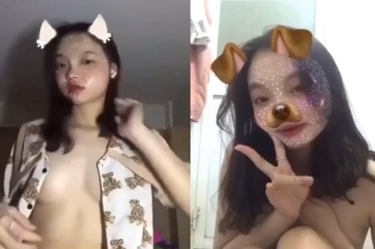 Eu sou linda e tiro uma selfie e compartilhe o clipe online